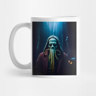 Ethereal Menace: Dark Portrait of a Terrifying Mind Flayer Mug